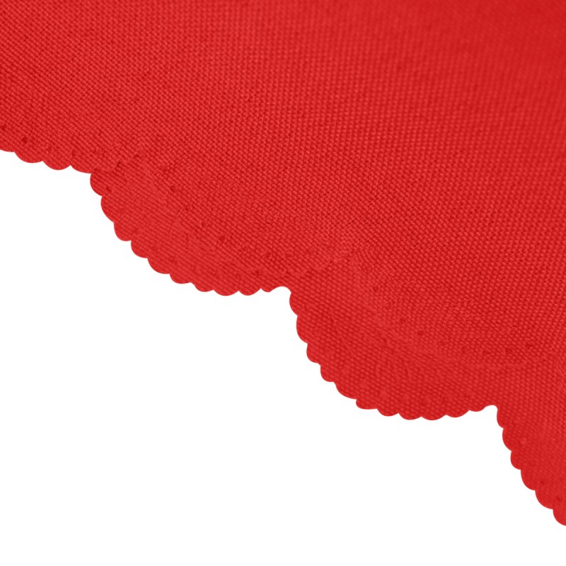 108 Inch Round Polyester Tablecloth Red 