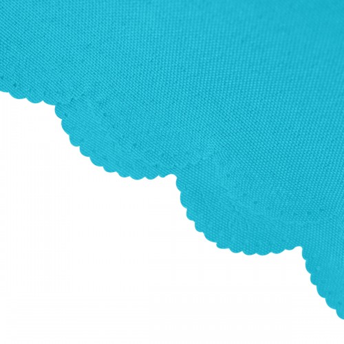108 Inch Round Polyester Tablecloth Turquoise