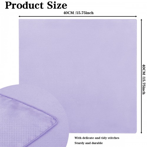 15.75 Inch Satin Cloth Napkins Lavender