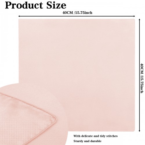 15.75 Inch Satin Cloth Napkins Rose Gold 