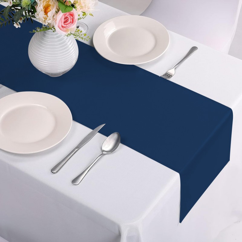 14 x 108 Inch Satin Table Runner Royal Blue 