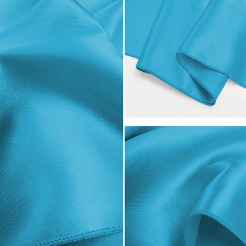 14 x 108 Inch Satin Table Runner Turquoise 