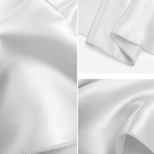 14 x 108 Inch Satin Table Runner White
