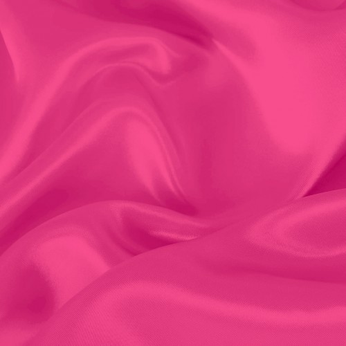 120 Inch Round Satin Tablecloth Fuchsia