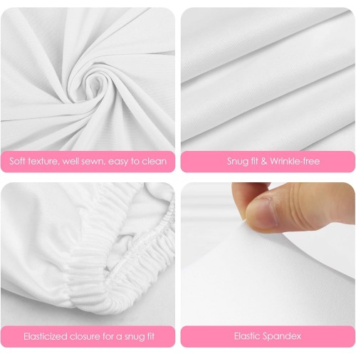 Cylinder Pedestal Covers White