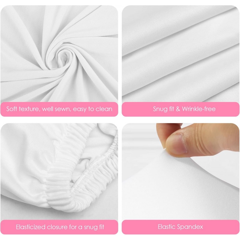 Cylinder Pedestal Covers White 