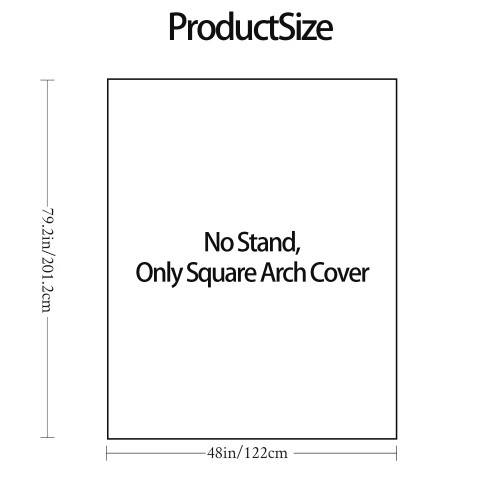 Square Arch Backdrop Cover  Sage Green  