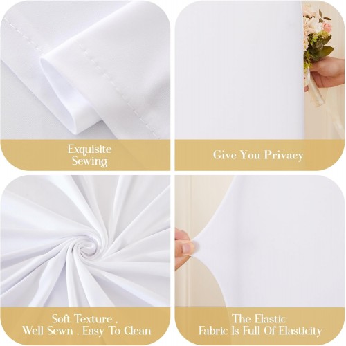 Square Arch Backdrop Cover Black