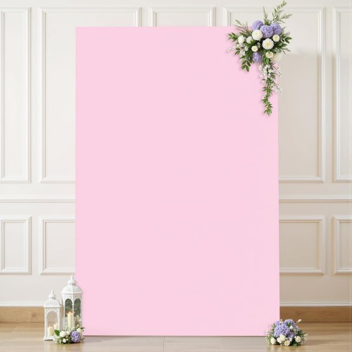 Square Arch Backdrop Cover Pink