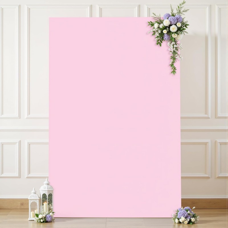 Square Arch Backdrop Cover Pink 