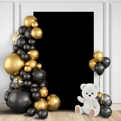 Square Arch Backdrop Cover Black