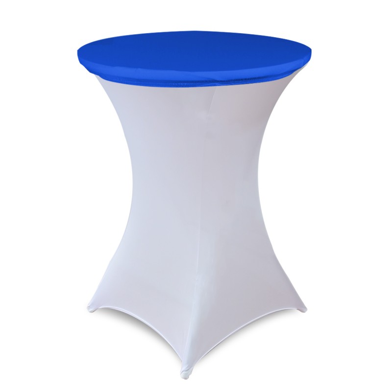 30 Inch Stretch Spandex Table Topper/Cap Royal Blue 