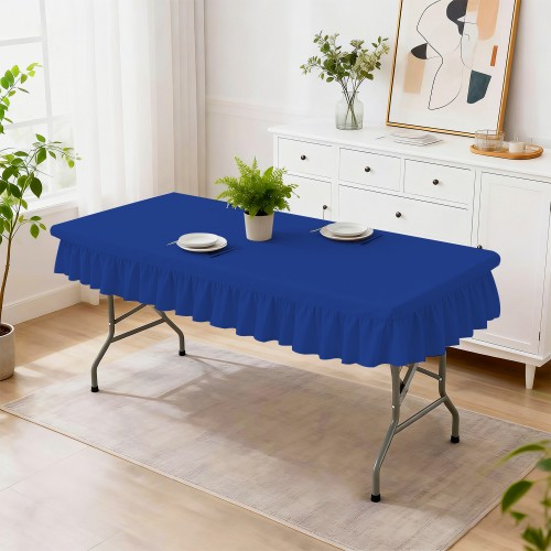 6ft Royal Blue Stretch Tablecover 
