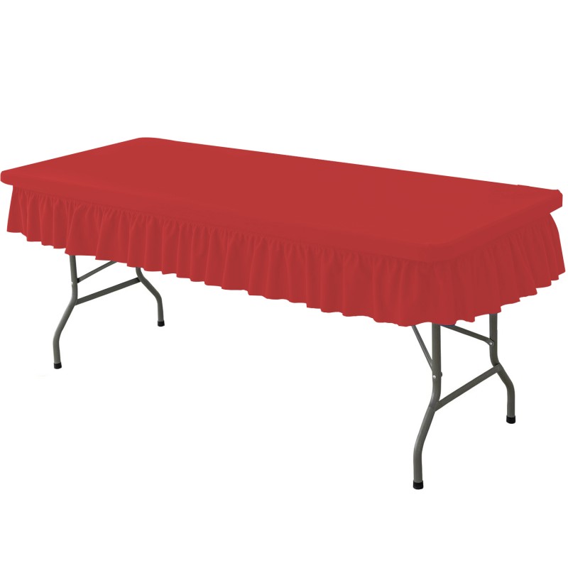 6ft Red Stretch Tablecover 